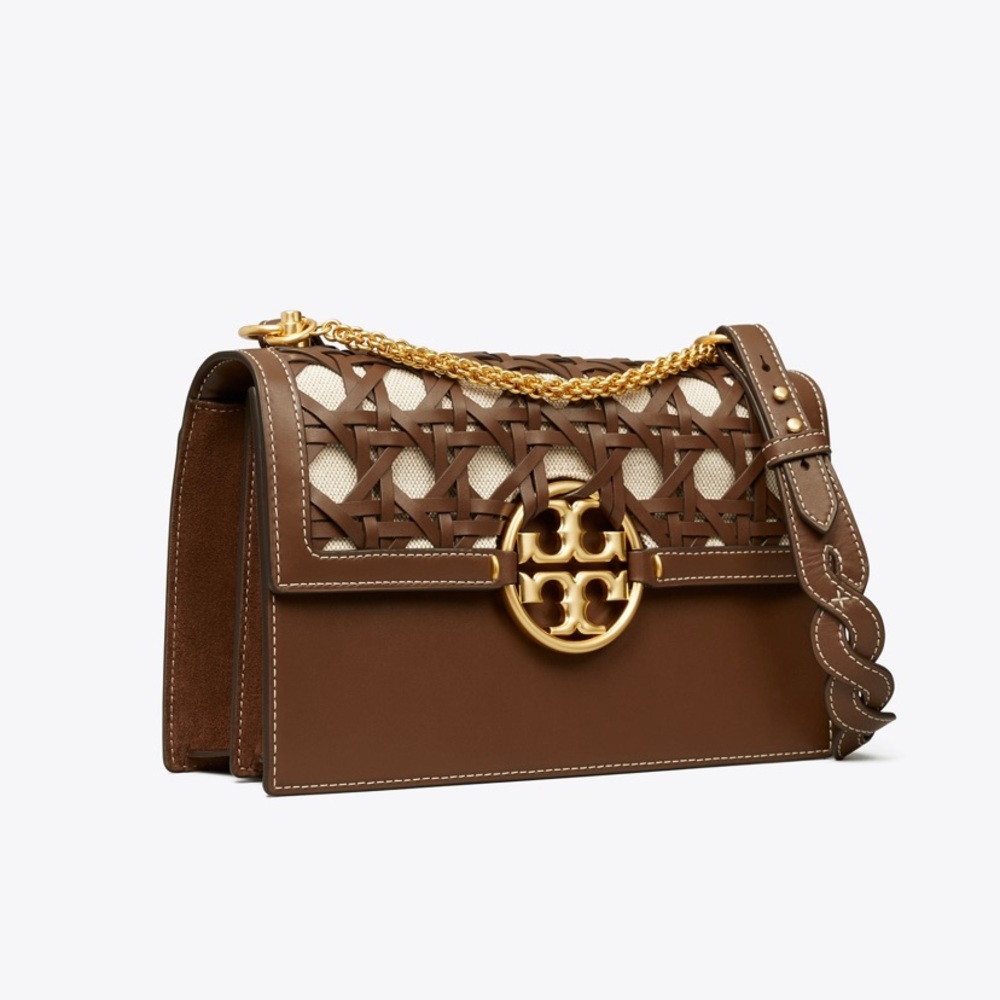 MILLER BASKETWEAVE SHOULDER BAG